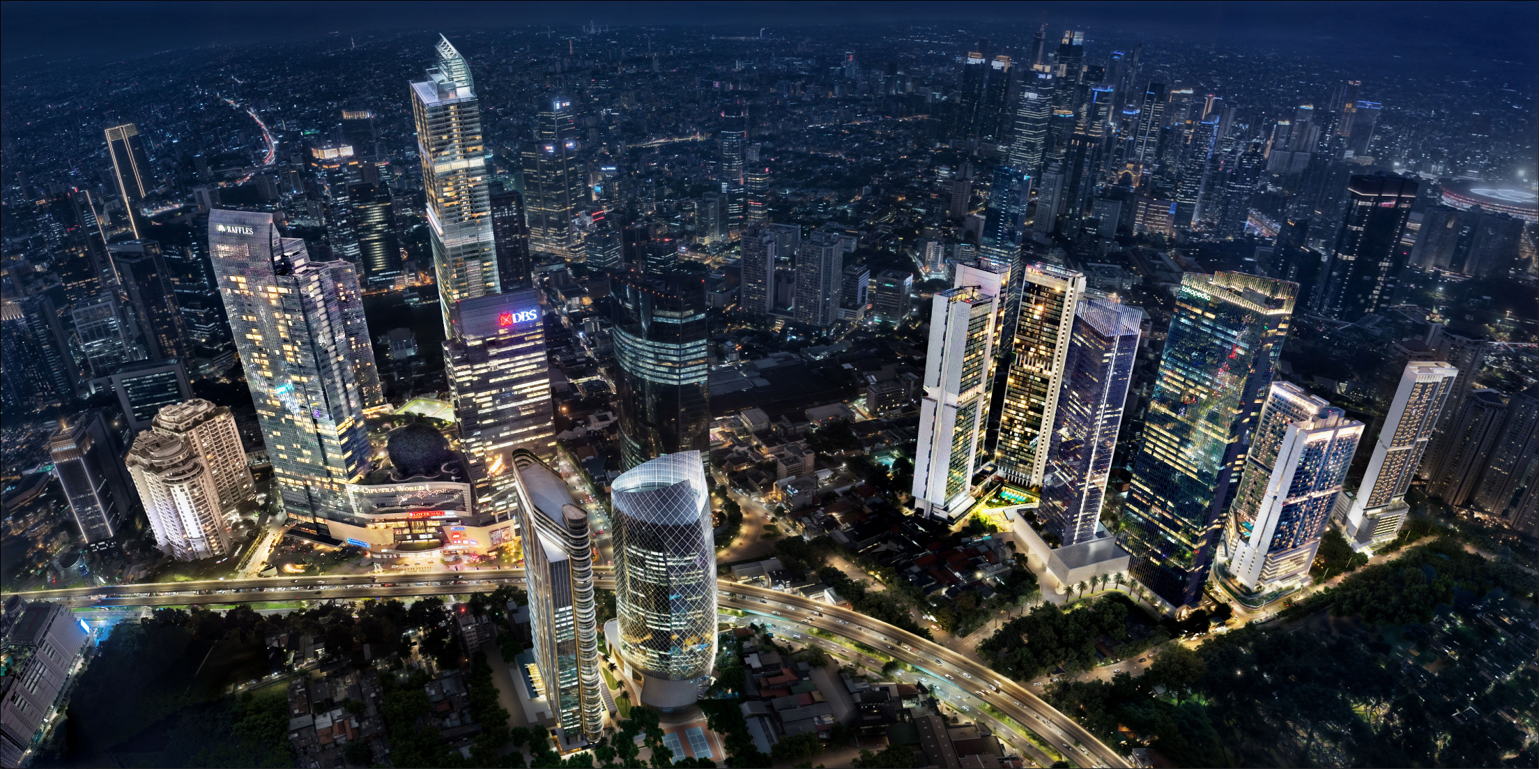 Ciputra World Jakarta skyline